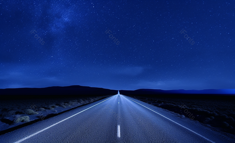 唯美夜景美丽的星空风光高速道路摄影图,高清,摄影图,摄影图片,图片大全,摄影图免费下载
